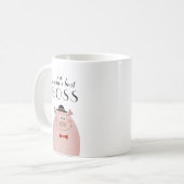 世界最高の上司 面白い コーヒーマグカップ (正面左)