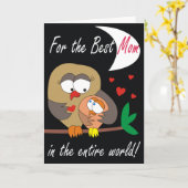 世界最高の中のママのために！素敵なカード カード (黄色い花)