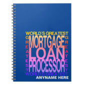 世界最高の住宅ローンのプロセッサ ノートブック (正面)