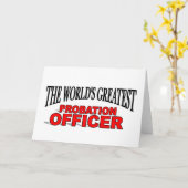 世界最高の保護観察官 カード (黄色い花)