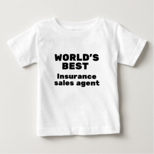 世界最高の保険販売代理店 ベビーTシャツ