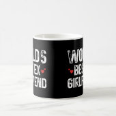 世界最高の元ガールフレンドおもしろいことわざ誕生日 コーヒーマグカップ (中央)