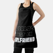 世界最高の元ガールフレンドおもしろい-ことわざ – ギフト エプロン (インサイチュ)