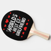 世界最高の元ガールフレンドかわいいおもしろい諺クール 卓球ラケット (横)