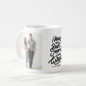 世界最高の写真コラージュのマグ コーヒーマグカップ (正面左)