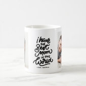 世界最高の写真コラージュのマグ コーヒーマグカップ (中央)