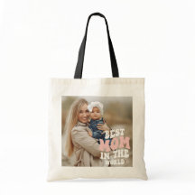 世界最高の写真トートバッグのママ