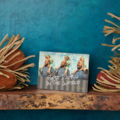 世界最高の写真プラークにパポー  フォトプラーク (側面)