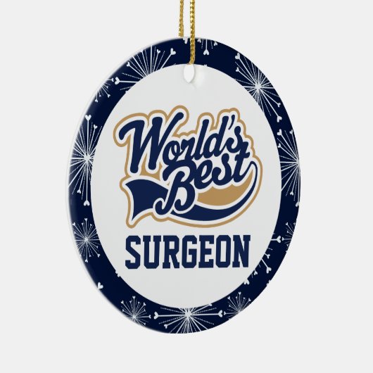 世界最高の医医ギフト セラミックオーナメント (右)