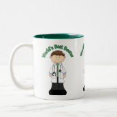 世界最高の医士 ツートーンマグカップ (左)