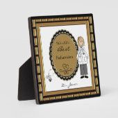 世界最高の医女斑 フォトプラーク (正面)