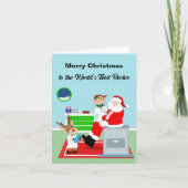 世界最高の医者へのクリスマスメッセージ カード (正面)