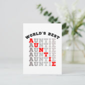 世界最高の叔母さん ポストカード (スタンド正面)