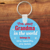 世界最高の名前をカスタムするキーチェーン キーホルダー (正面)