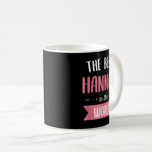 世界最高の名Tシャツのコピー警官のハンナ コーヒーマグカップ (正面右)