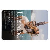 世界最高の夫の定義写真 マグネット (横)