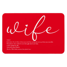 世界最高の妻の定義 マグネット