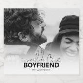 世界最高の彼氏 ビールラベル (シングルラベル)