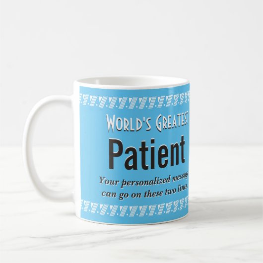 世界最高の患者 コーヒーマグカップ (左)