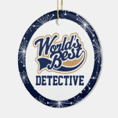 世界最高の探偵ギフト セラミックオーナメント (左)
