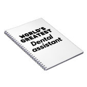 世界最高の歯科助手 ノートブック (右側)