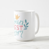 世界最高の母の母の日コーヒーマグ コーヒーマグカップ (正面右)