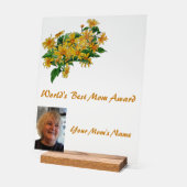 世界最高の母デイジー賞 アクリルサイン (傾斜)