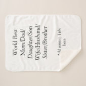 世界最高の母夫妻パパ娘の息子 シェルパブランケット (正面(横))