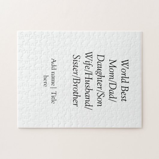 世界最高の母夫妻パパ娘の息子 ジグソーパズル (横)