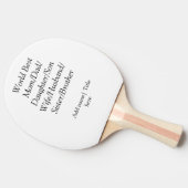 世界最高の母夫妻パパ娘の息子 卓球ラケット (横)