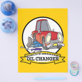 世界最高の油チェンジャー男性マンガ チラシ (シングル)