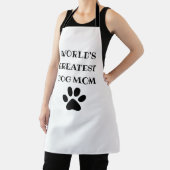 世界最高の犬ママカスタム文字パーソナライズされた エプロン (インサイチュ)