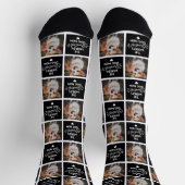 世界最高の犬ママ写真靴下 ソックス (上部)