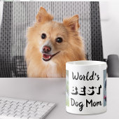 世界最高の犬母の写パーソナライズされた真 コーヒーマグカップ