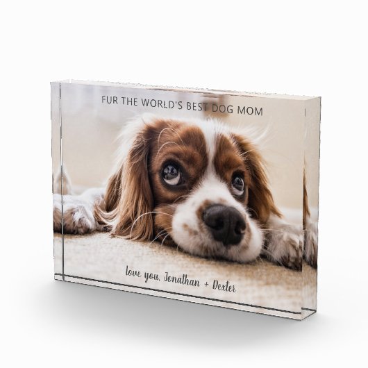 世界最高の犬母|母の日 フォトブロック (右)