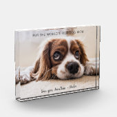 世界最高の犬母|母の日 フォトブロック (左)