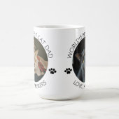 世界最高の猫パパパーソナライズされたペット コーヒーマグカップ (中央)