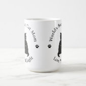 世界最高の猫ママ オリジナルコーヒーマグ コーヒーマグカップ (中央)