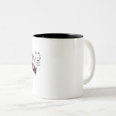 世界最高の猫ママ  ツートーンマグカップ (正面右)