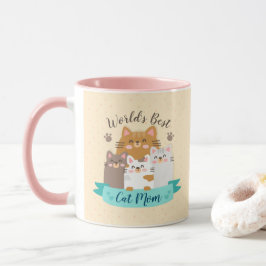 世界最高の猫マム – かわいい子猫 マグカップ