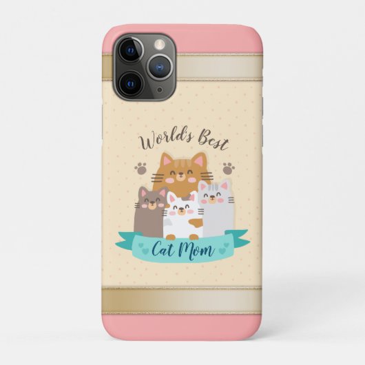 世界最高の猫マム – かわいい子猫 Case-Mate iPhoneケース (裏)
