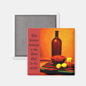 世界最高の磁のシェフ マグネット (正面/裏面)