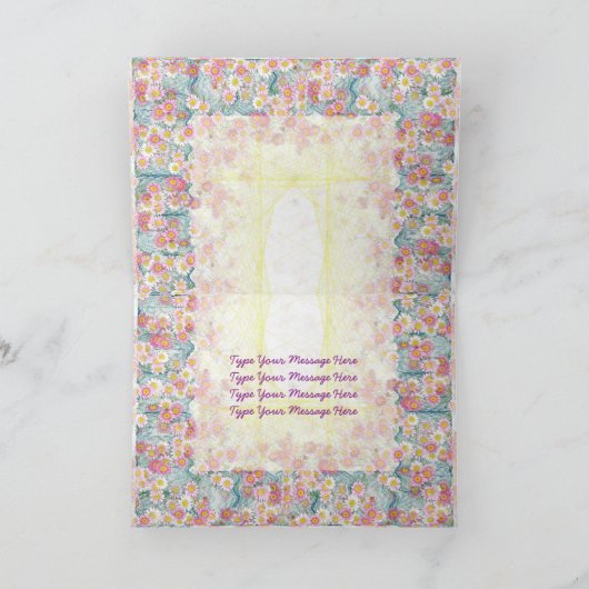 世界最高の祖母賞認定カードを作成する カード (内部)