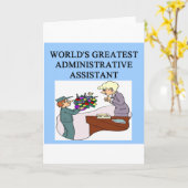 世界最高の管理補佐官 カード (黄色い花)