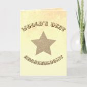 世界最高の考古学者 ゴールドスター カード (正面)