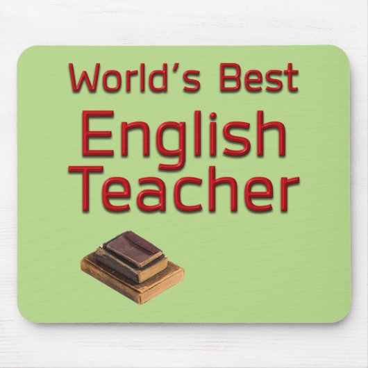 世界最高の英語先生 マウスパッド (正面)