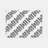 世界最高の裁判所記者 フリースブランケット (正面(横))