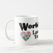 世界最高の語先生 コーヒーマグカップ (左)