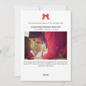 世界最高の贈り物 複数写真対応 フラットホリデーカード シーズンカード (裏面)