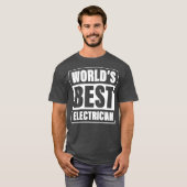 世界最高の電気技士連合 Tシャツ (正面フル)